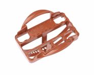 Braas Sicherheitsstufe mit integriertem Bügel Aluminium (574503) rot