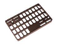 Braas Sicherheitstritt Aluminium 41 X 25 cm (574601) braun