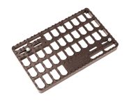 Braas Sicherheitstritt Aluminium 41 X 25 cm (574677) kolonialbraun