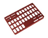 Braas Sicherheitstritt Aluminium 41 X 25 cm (574615) tiefrot