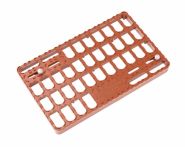 Braas Sicherheitstritt Aluminium 41 X 25 cm (574603) rot