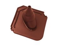 Braas Smaragd Ton-Antennenziegel (7014165) kastanie