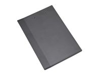 Braas Tegalit Aerlox Matt Schlussstein ganz links - Granit