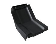 Braas Topas 11V Knickortgang links (9614414) tiefschwarz