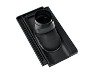 Braas Topas 11V Ton-Abgasrohrdurchgang (9628814) tiefschwarz