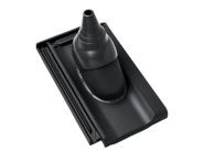 Braas Topas 11V Ton-Antennenziegel (9629114) tiefschwarz