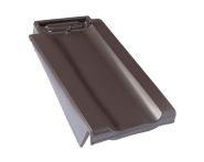 Braas Topas 11V Ortgangziegel links (9610108) anthrazit