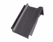 Braas Topas 11V Pultortgangziegel rechts (9612408) anthrazit