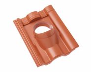 Braas Taunus Pfanne Durovent Durchgangspfanne DN 125 (522203) rot