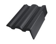 Braas Taunus Pfanne Giebelstein Ausstich 110 mm rechts (5610280) Star Matt schiefergrau