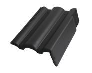 Braas Taunus Pfanne Giebelstein Ausstich 88 mm rechts (5610080) Star Matt schiefergrau