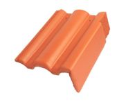 Braas Taunus Pfanne Giebelstein Ausstich 88 mm rechts (5610085) Star Matt klassisch-rot