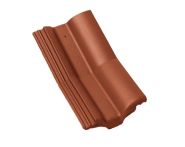 Braas Taunus Pfanne Halber Knickstein (5605684) Star Matt ziegelrot