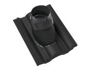 Braas Taunus Pfanne Durovent Premium Abgasdurchgang (5628780) Star Matt schiefergrau