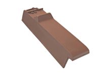 Braas Turmalin halber Firstanschluss-Ortgang links (7409703) kupferrot