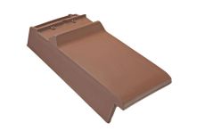 Braas Turmalin Firstanschluss-Ortgang links (7409203) kupferrot