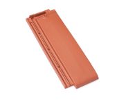 Braas Turmalin Halber Flächenziegel (7400200) naturrot