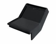 Braas Turmalin Knick-Ortgang rechts (9214319) tiefschwarz