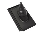 Braas Turmalin Ton-Antennenziegel (9229121) anthrazit