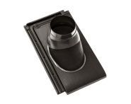 Braas Turmalin Ton-Abgasrohrdurchgang 128 mm (7428753) kristallgrau