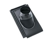 Braas Turmalin Ton-Abgasrohrdurchgang 128 mm (9228729) zeder