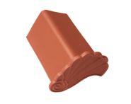 Braas Universalpult Endziegel links Schmuckscheibe