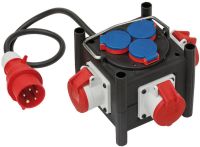 Brennenstuhl Stromverteiler kompakt BSV 3 MINI/ TPE 1m H07RN-F5G1.5 3xCEE400V