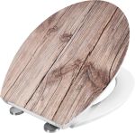 Conmetall WC-Sitz Struktur-Motiv Eiche - Duroplast