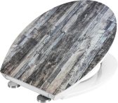 Conmetall WC-Sitz Struktur-Motiv Vintage - Duroplast