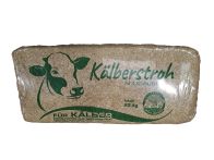 CORDES Kälberstroh Futtermittel aus Gerstenstroh zur Rohfaserversorgung von Kälbern 22 Kg entstaubt