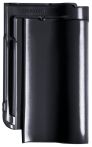 CREATON HARMONIE Flächenziegel FINESSE schwarz glasiert - Tondachziegel