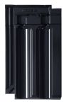 CREATON RATIO Großfalz-Flächenziegel FINESSE schwarz glasiert - Tondachziegel