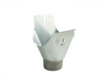 Zink Dachrinnen Einhangstutzen - 7-teilig 87 mm Durchmesser