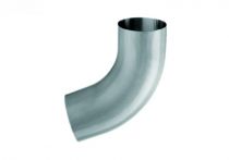 Zink Fallrohrbogen 72° Winkel - 7-teilig 87 mm Durchmesser