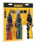 DeWALT DWHT14676-0 Hand-Blechscheren-Aktion ERGO aus Chrom-Vanadium Stahl - Set 3-teilig