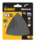 DeWALT EXTREME Schleifgitter Universal Longlife 93 x 93 mm dreieckig - 5er Pack!