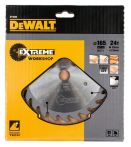 DeWALT EXTREME Hand-Kreissägeblatt Ø 165 x 20 x 2,6 mm / 24 WZ -25°