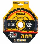 DeWALT ELITE Hand-Kreissägeblatt Ø 190 x 30 x 1,65 mm / 24 WZ-18° - für Handkreissägen DWE575K / DWE576K
