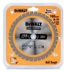 DeWALT Hand-Kreissägeblatt Ø 165 x 20 mm / 36 WZ - für Akku-Handkreissägen