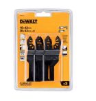 DeWALT Multi-Tool Zubehör-Set Sägeblattsatz 3-teilig