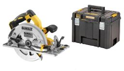 DeWALT DCS572NT-XJ Akku-Handkreissäge (bürstenlos) 18 V / 58 mm Schnitttiefe Basisversion mit HM-Sägeblatt und T-STAK-Box VI