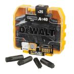 DeWALT EXTREME FLEXTORQ Schrauber-Bits IMPACT TORSION T40 / 25 mm - 25er Pack! +inkl Toughcase-Box