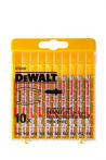 DeWalt Set HSS-Stichsbl. Satz Metall (10 tlg.) DT2292-QZ