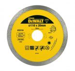 DeWALT EXTREME Fliesen-Diamant-Trennscheibe Ø 110 x 20 mm - für Fliesensäge WWC410