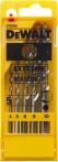 DeWALT EXTREME Steinbohrer-Set (Ø 4 - 10 mm) 5-teilig in Kunststoffkassette