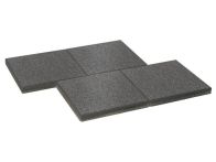 Diephaus Terrassenplatte Optima Schwarz 40x40x4 cm