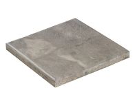 Diephaus Terrassenplatte Ancona Weiß-Schwarz Geflammt