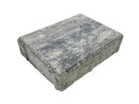 Diephaus Pflasterstein Sofio Weiß-Schwarz 20x15x5 cm PE2