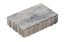 Diephaus Pflasterstein Paviro Weiß-Schwarz 21x14x5 cm PE2