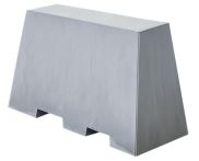 Diephaus Beton Poller Trapez Grau 100x38x20x65 cm
